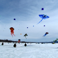 The largest Canadian winter festival of kites