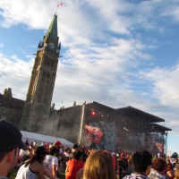 Canada day in Ottawa